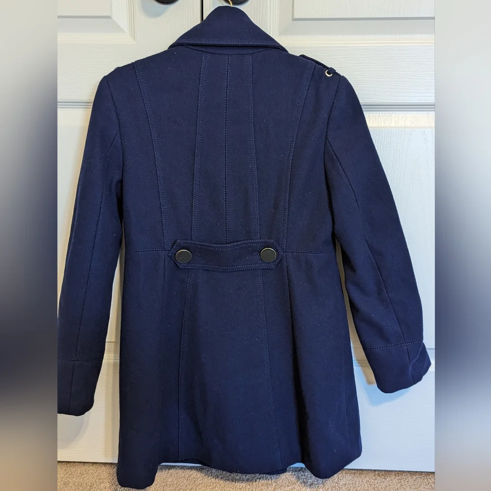 Kenneth Cole Navy peacock coat - Picture 2 of 4